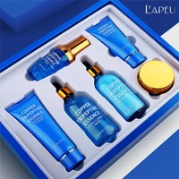 

OEM FDA Blue Copper Peptide Moisturizing Whitening Gift Set Anti-Wrinkle Shrinking Pore Skin Care Beauty Set For All Skin