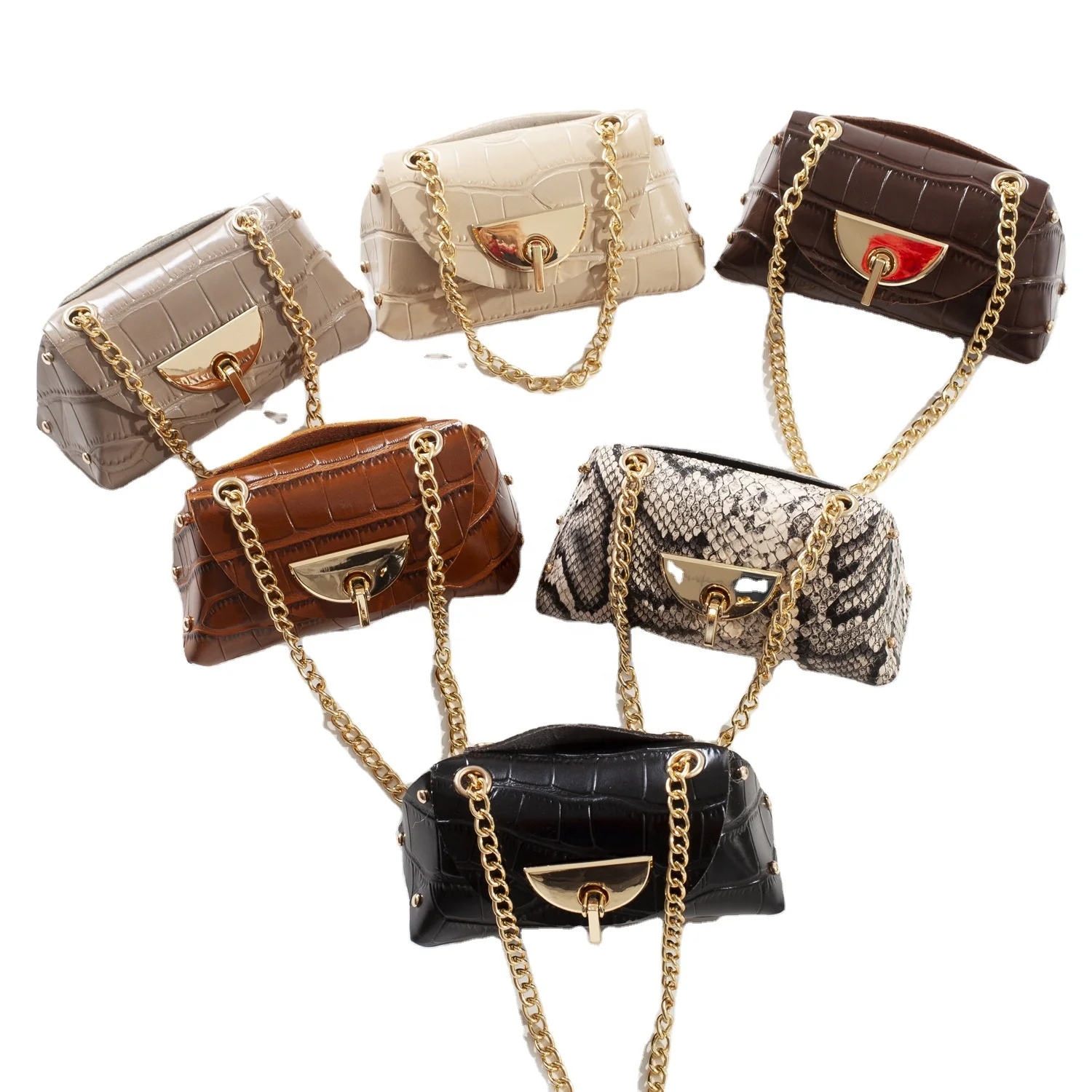 

Fashion Decoration Cute Mini Small Belt Coin Bag With Chain Waist Bags For Women