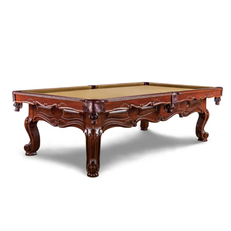 

Classic antique wooden carved 6 legs pool table