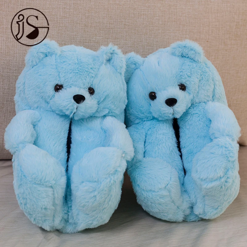 

Hot Selling Fashionable Design 2021 teddy bear slippers Lovely Various Styles Teddy bear slides Women House Shoes