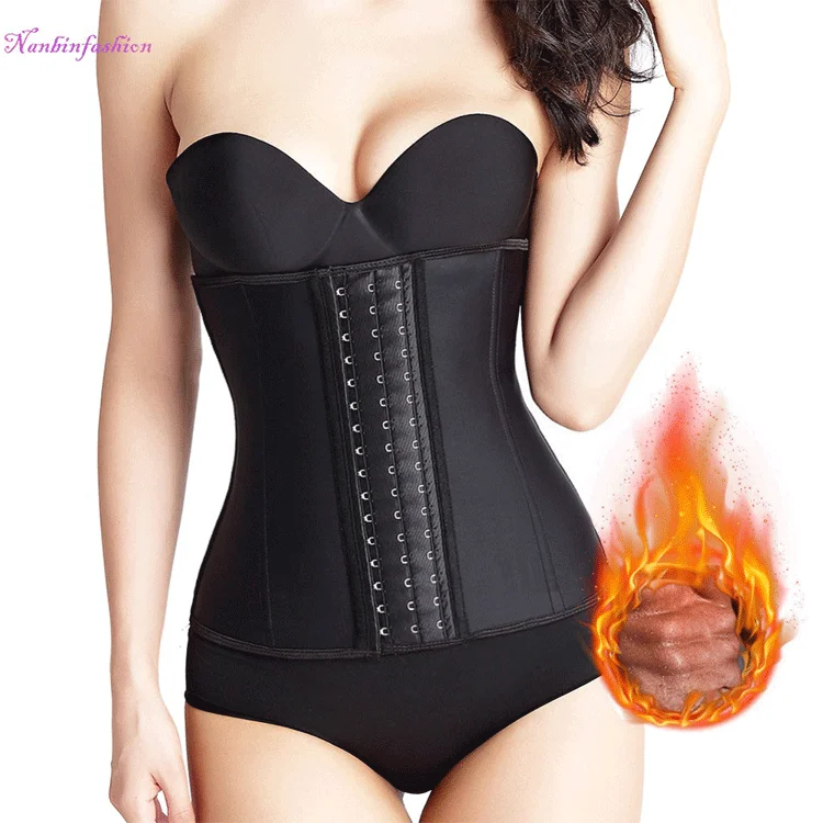 

Wholesale Slim Shaper Underwear Private Label 9 Steel Bone Latex Corset Women Waist Trainer Dropshipping