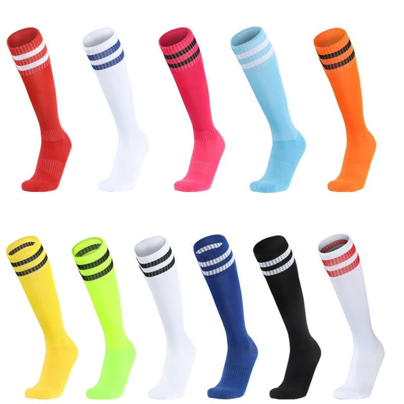 

1 Pair Sports Socks Knee Legging Stockings Soccer Baseball Football Over Knee Ankle Adults Children Socks