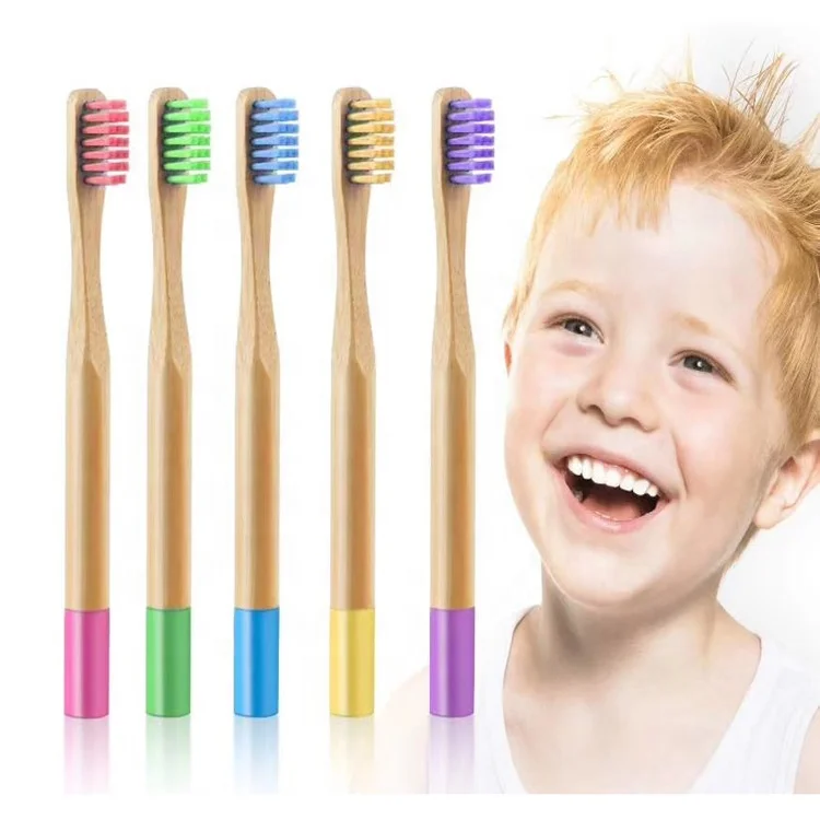 

14.5cm Natural Bamboo Toothbrush for Kids