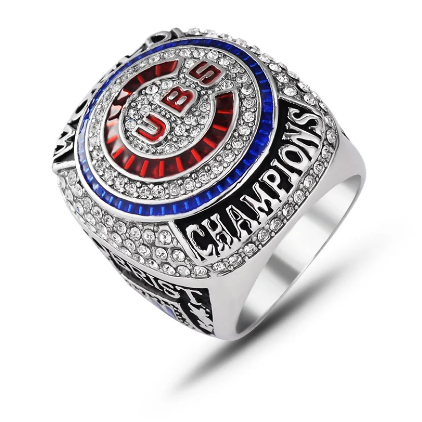 

The MLB 2016 -2017 Chicago cubs Bryant Rizzo Zobrist name Major League Baseball champion ring