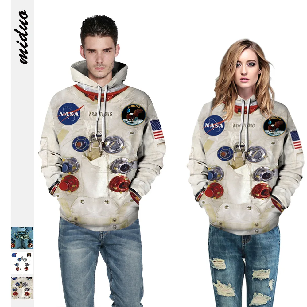 

eBay Explosive Fall/Winter Space Suit Digital Print Unisex Large Size Anime Hoodie, Picture shows