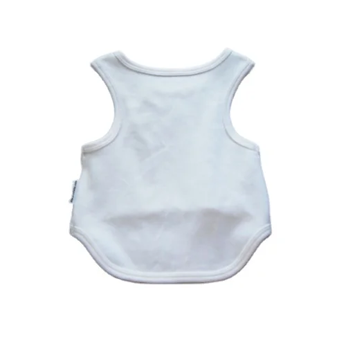 

New Arrivals Sublimation Blank Tank Top for Animals Dogs, White