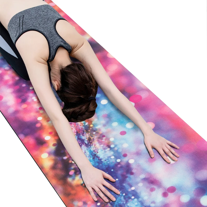 

Best Price Non-Slip Convenient Reusable Foldable Outdoor Custom Printed Recycled Suede Yoga Mat, Customized