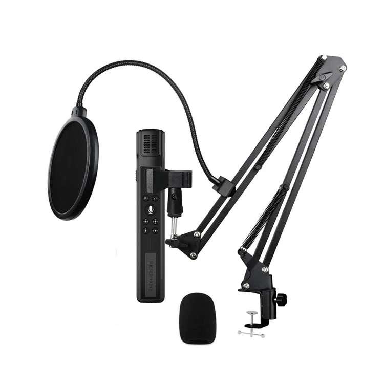 

M8 Conference Video Desktop USB Microphone Recording Microphone Live Condenser Zinc Alloy Microphone Set