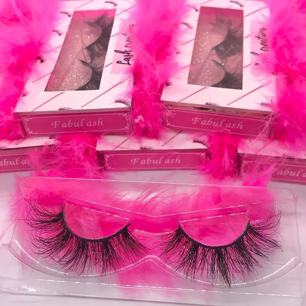 

mikiwi lasheswholesale vendor eyelash packaging private label customized fluffy eye lashess fur eyelashbox packaging, Natural black