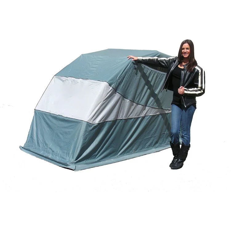 

2020 factory price portable shelter motorcycle garage motorbike cover waterproof garage, Gray