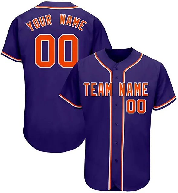 

china manufacturer custom logo polyester men's softball baseball jersey shirt