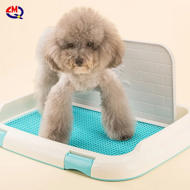 

Wholesale Plastic Doggie Indoor Pet Potty Tray Park Corner Dog Toilet dog wee pee pads tray toilet for dog, Picture