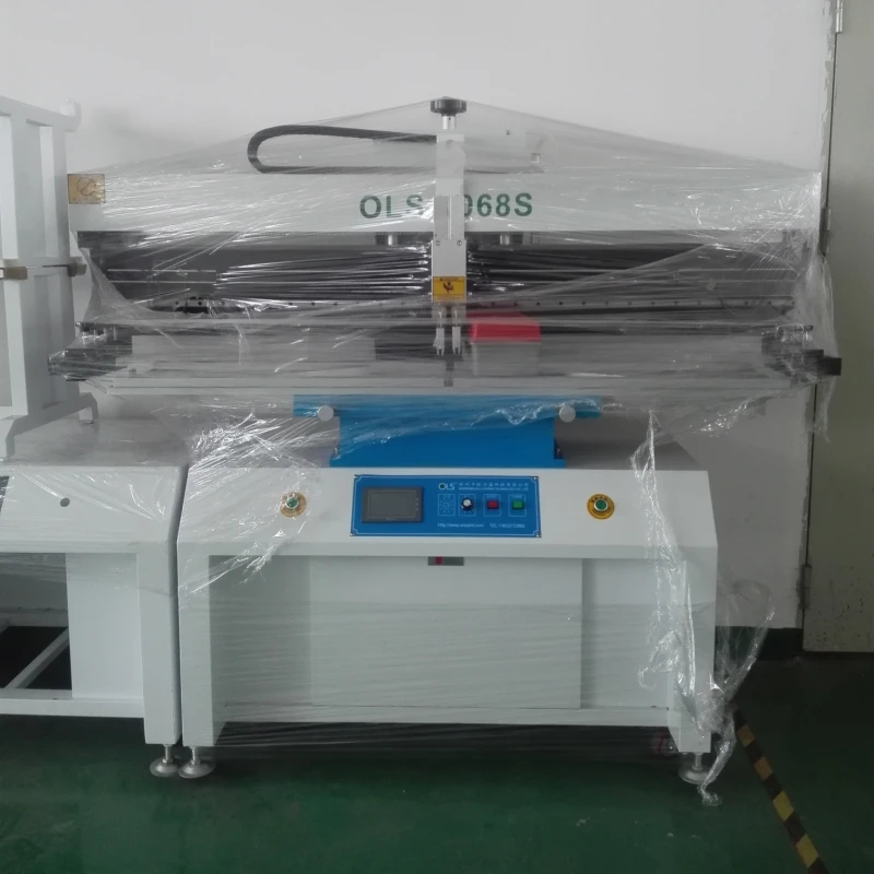 SMT stencil printer solder paste screen printer for LED tube light flexible soft strip PCB solder printing