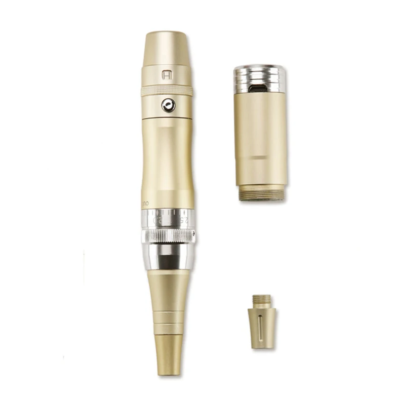 

Wireless Tattoo Pen Machine Permanent Makeup Machine with Battery for Eyebrow Lip Tattoo Cosmetic Aluminium Alloy Tattoo Gun, Gold