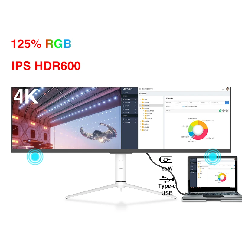 

For aoc desktop LED screen display 1080P multiparametros 43.8 inch gamer 120 hz 1ms 4K computer pc gaming monitor