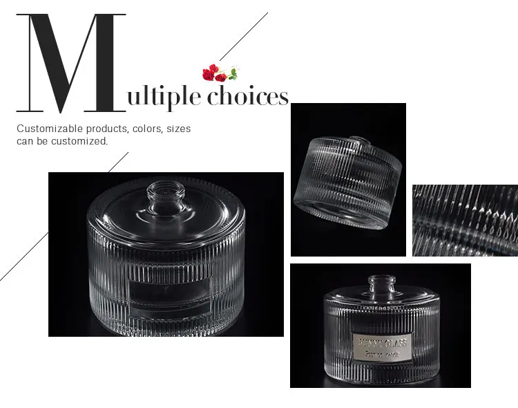 glass cosmetic container jar