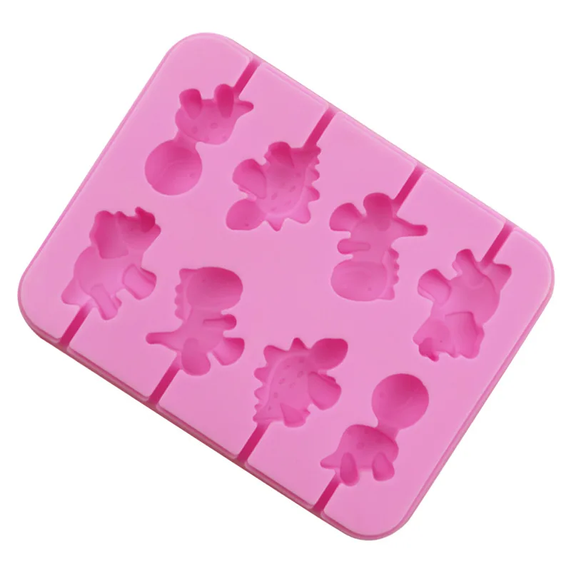 

Home DIY hand-made tools Aromatherapy plaster mold 6-connected three-dimensional small love silicone cake mold