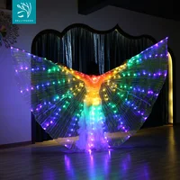 

216 Leds light up belly dance isis wing bellyqueen