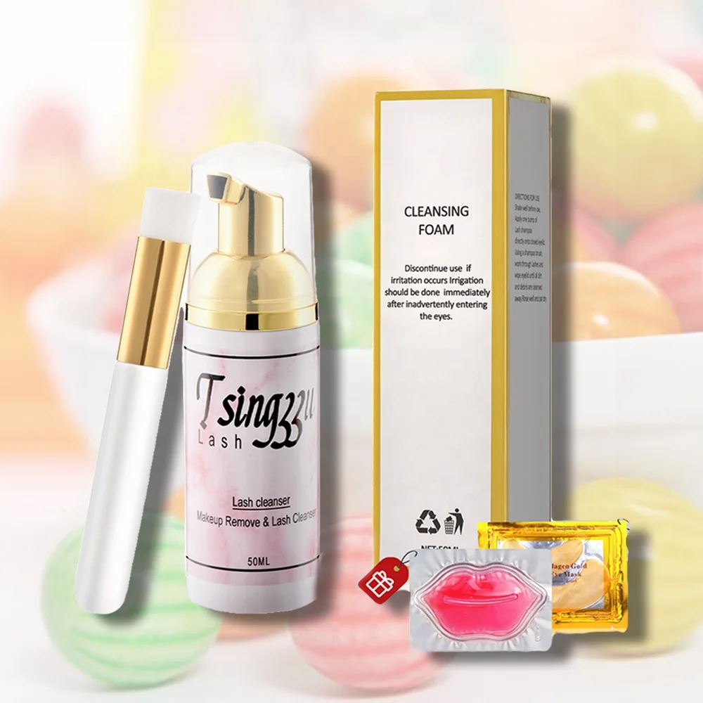 

Gel lash cleanser eyelash foam cleanser Shampoo Lash Foam Eyelash Cleaning Brush shampoo lash foam shampoo