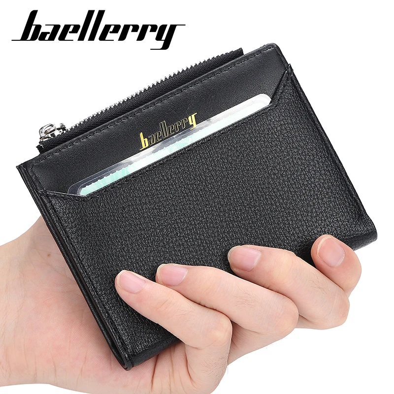

2020 Brand Baellerry Men coin purse Men mini latest wallet cash card holder wrist band wallet in stock