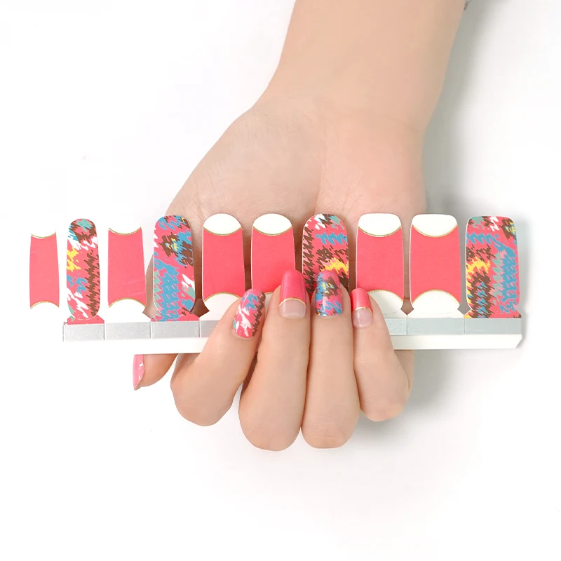 

Easy apply Nail wraps 2022 Beautiful Nail art stickers nail polish sticker, Customers' requirements