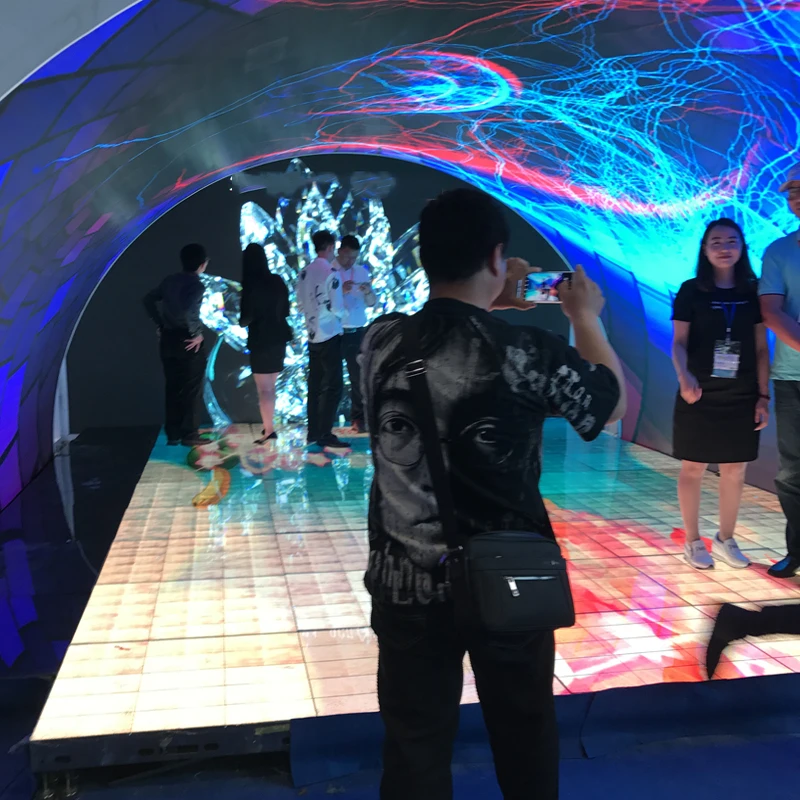 Dance floor led display Outdoor P4.81 500x500mm cabinet good quality screen