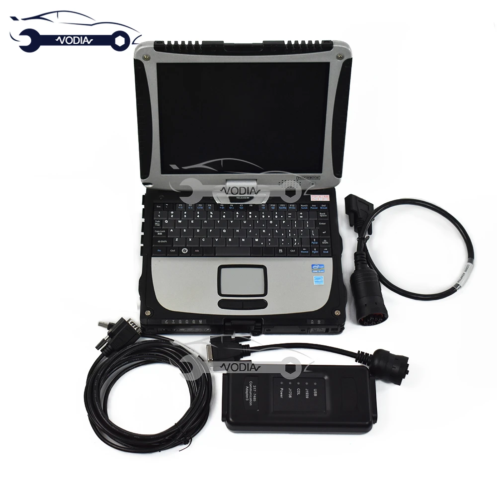 

Excavator Diagnostic Tool Communication Adapter CATIII ET-3 ET3 317-7485 3177485 2755121 E330CL E330DL E345DL with CF19 laptop