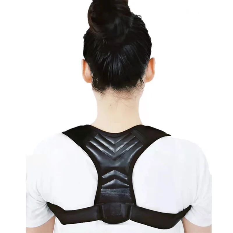 

Custom LogoAdjustable Back Brace Shoulder Belt Posture Support Correction Band Clavicle Body Posture Corrector De Postura