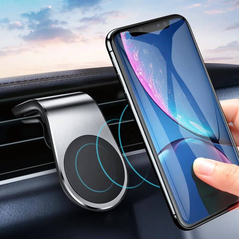 

Metal Magnetic Car Phone Holder Mini Air Vent Clip Mount Magnet Mobile Stand For iPhone 11 XS Samsung S10 S20 Other Smartphones