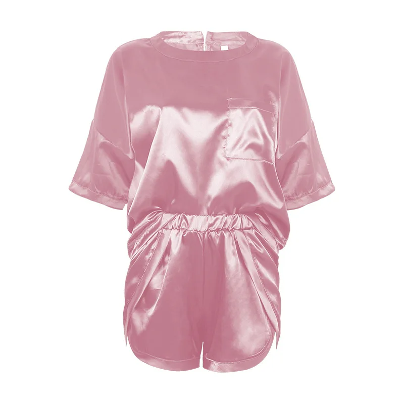

Monogram Short Sleeve Sleepwear Wholesale Personalized Short Sleeve Women Pajamas For Summer, As pics show