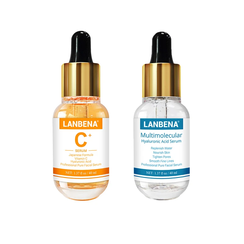 

LANBENA anti wrinkle vitamin c whitening face serum with hyaluronic acid 40ml