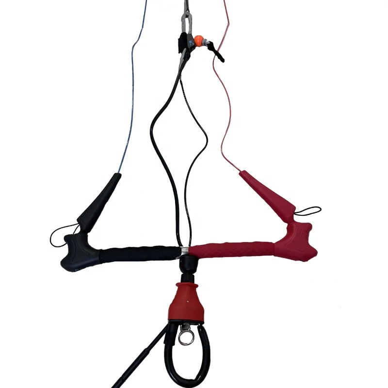 

50cm 55cm kiteboarding kite control bar set, Red/black