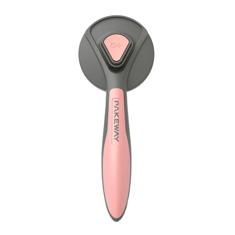 

Adequate Stocks Dog Cat Hair Cleaner Pet Self-Cleaning Comb Pet Brush