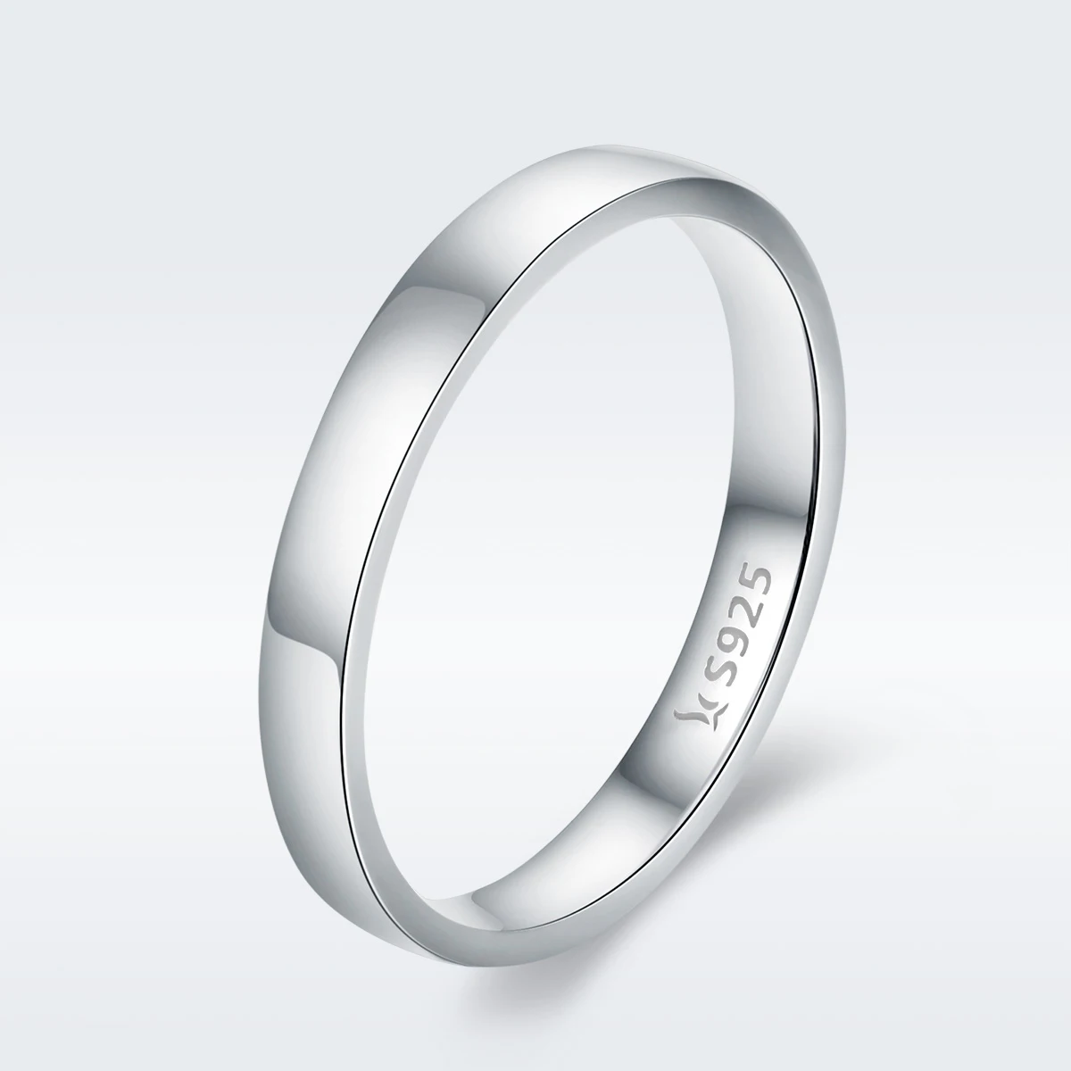 

High Quality Classic Round 925 Sterling Silver Wedding Ring