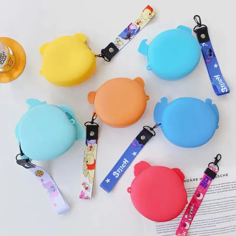 

Silicone pouch zipper wallet case Coin Purse, Customized color