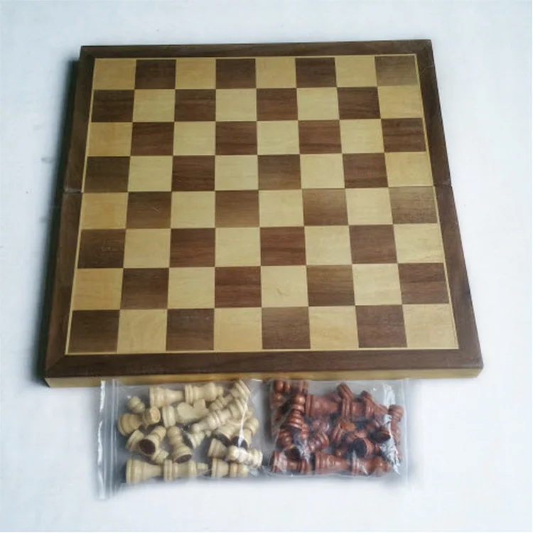 Wholesale  Wooden Toys High Quality Chess  Board Set Game