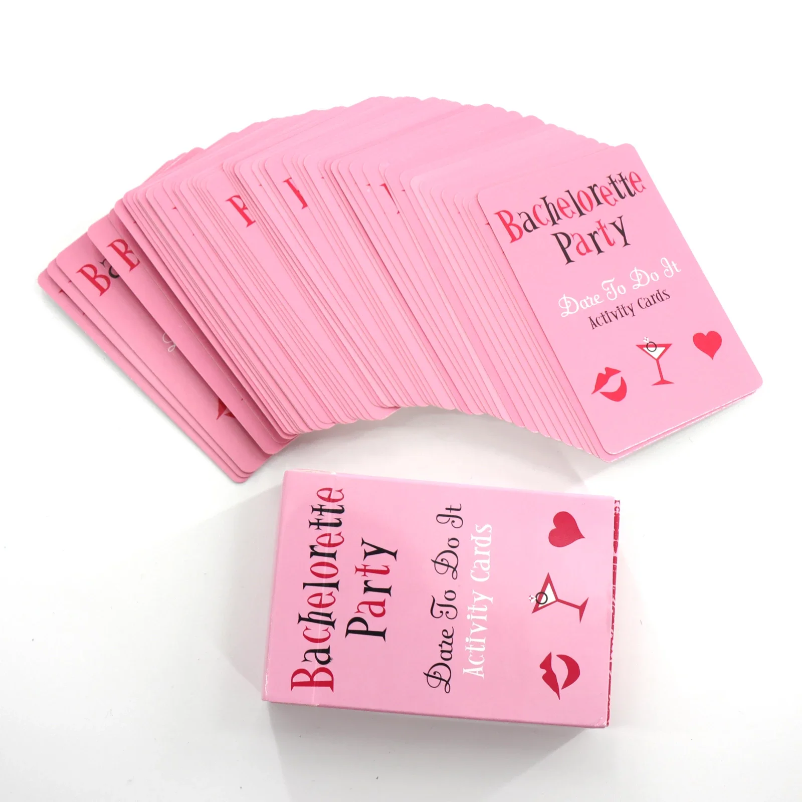 

52PCS Bachelorette Party Truth or Dare Activity Card Bride Groom Party Girl Out Night Games Hen Party Supplies Game Card for bar, As the photo