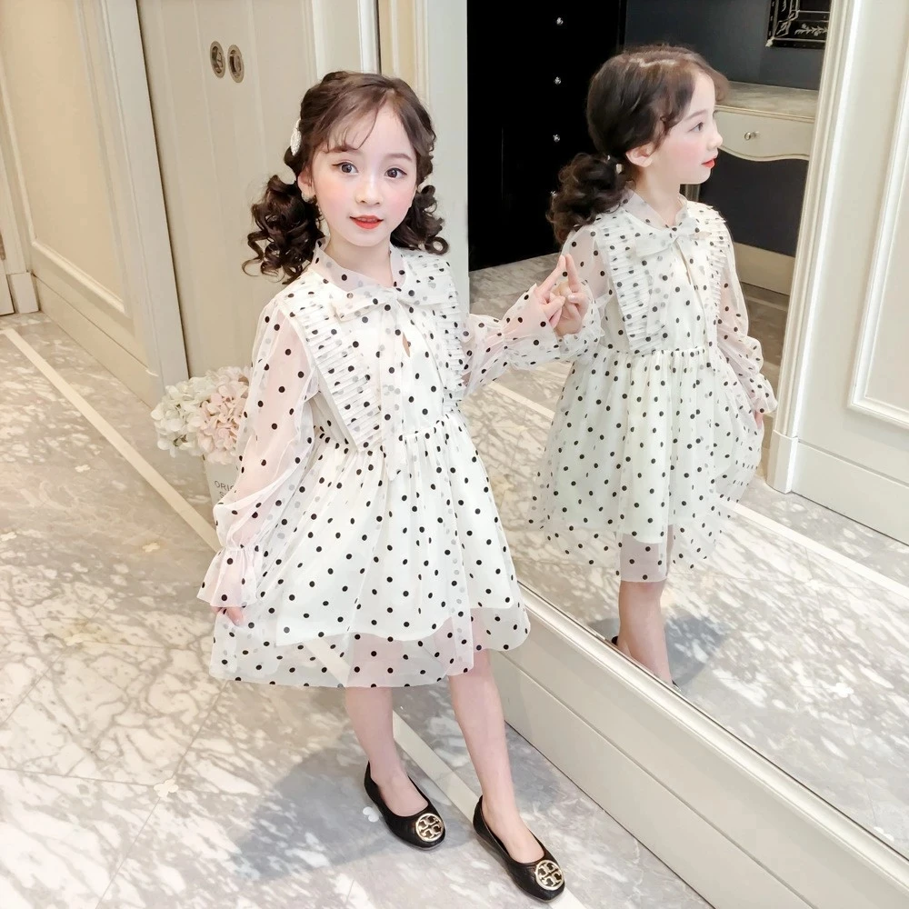 Latest Style Little Girl Dress Spring Children Princess Dress White ...