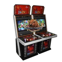 

English Language 26 in 1 video fish game two players 22 inch screen mini skilled fish game machine