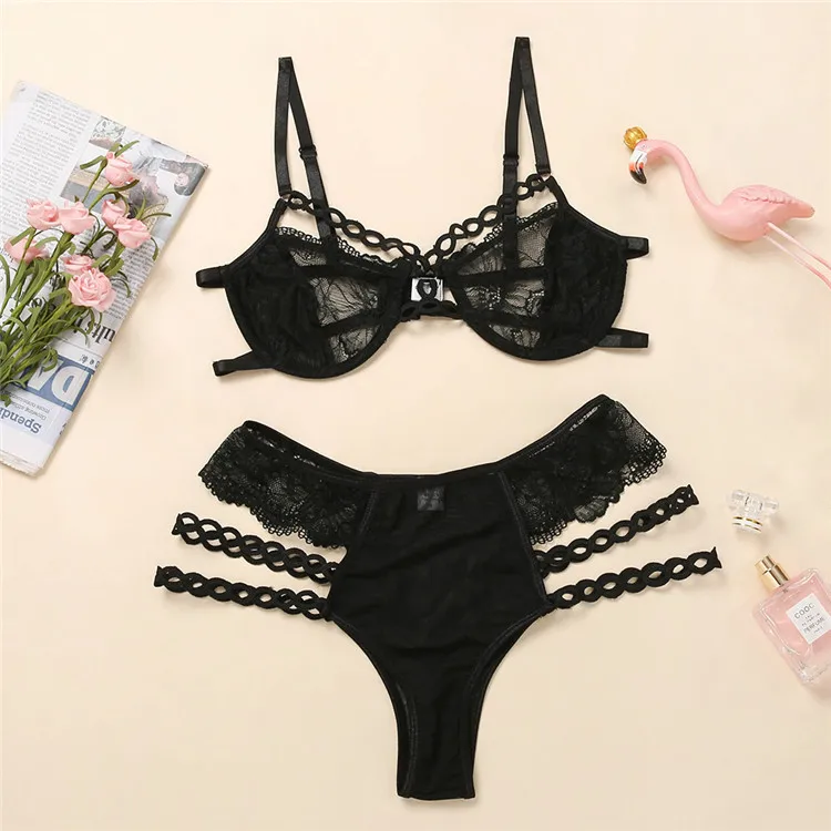 

popular ladies bar and panties set sexy lingerie underwear
