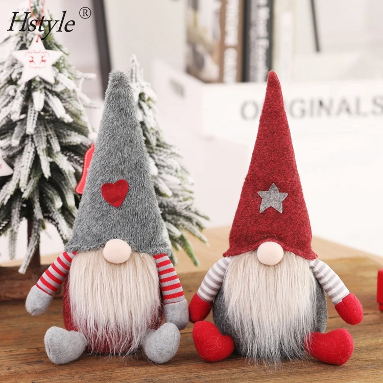 

Christmas Gnomes Ornaments Swedish Handmade Plush Gnomes Santa Elf Home Decorations Holiday Decor Christmas Gifts SD793