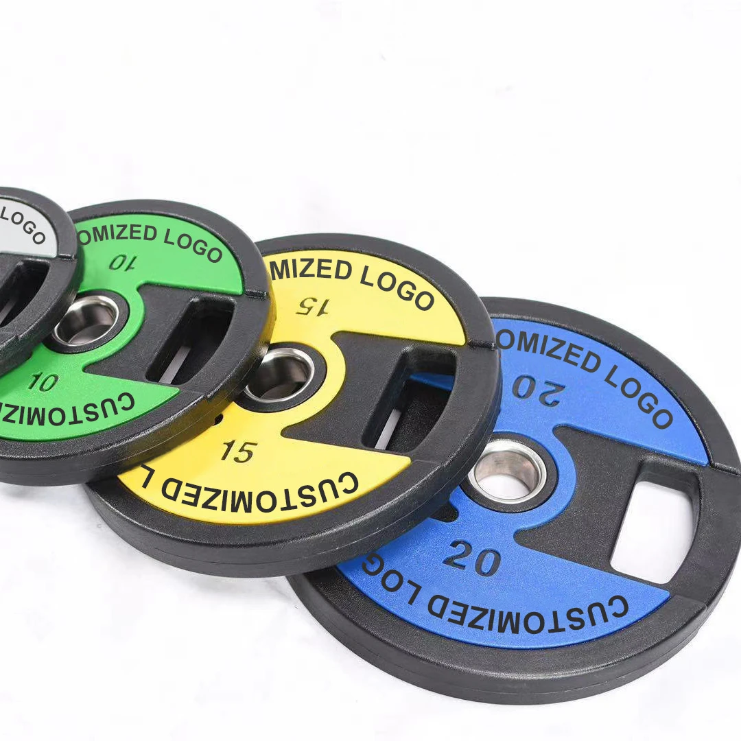 

Customized logo Plate Commercial Gym Equipment Free Weight Plate, Optional