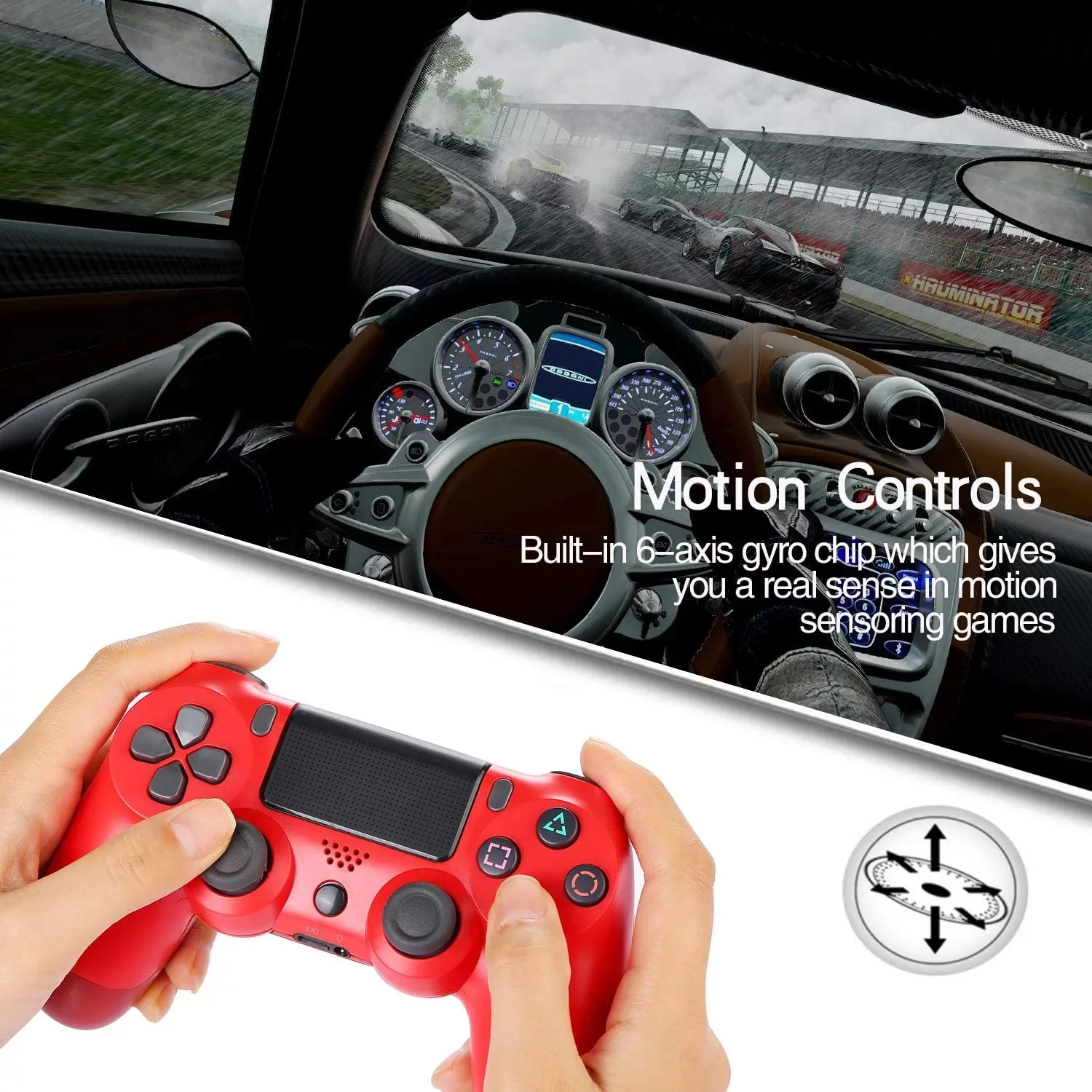 Amazon Hot Sell Dualshock 4 V2 Fit For Mando V4 Ps4 Controller 4 Pro Wireless Ps5 Ps4 Gamepad
