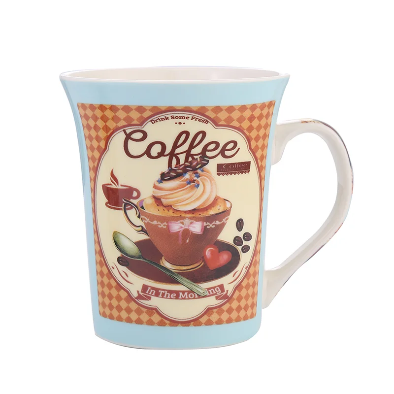 

small ceramic and glass coffee cup coffee ceramic cup cartoon ceramic coffee mug, Assorted