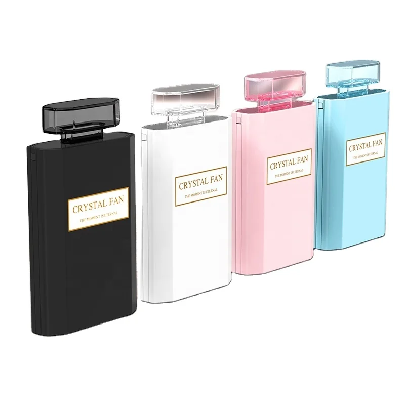 

Perfume Pink Portable Mini Fan Ultrathin 1200mah Perfume Handy Fan Black Mini Portable Fan