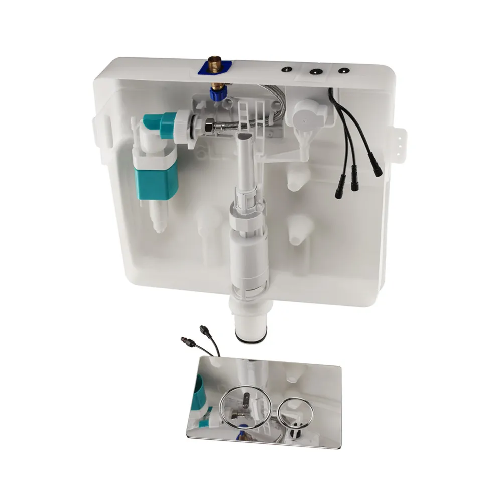 
Special design no flush button automatic cistern motion sensor concealed toilet cistern for wall mounted toilet 