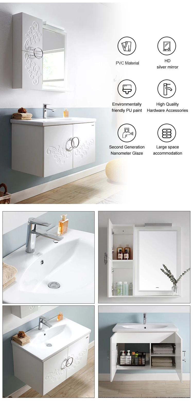 Factory Direct Supply Pvc Bathroom Sink Basin Cabinet And Cabinet Combo Bathroom Vanity Buy Bathroom Sink And Cabinet Combo