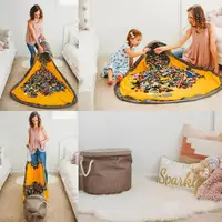 

SlideAway Basket Kids Play Mat Toy Storage Bag for Easy Clean Up
