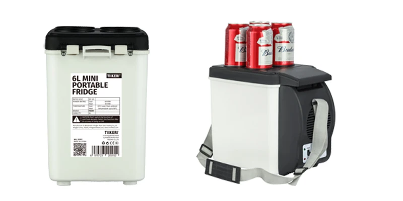 Wholesale 6L Portable Mini 12V small Fridge for car with CE