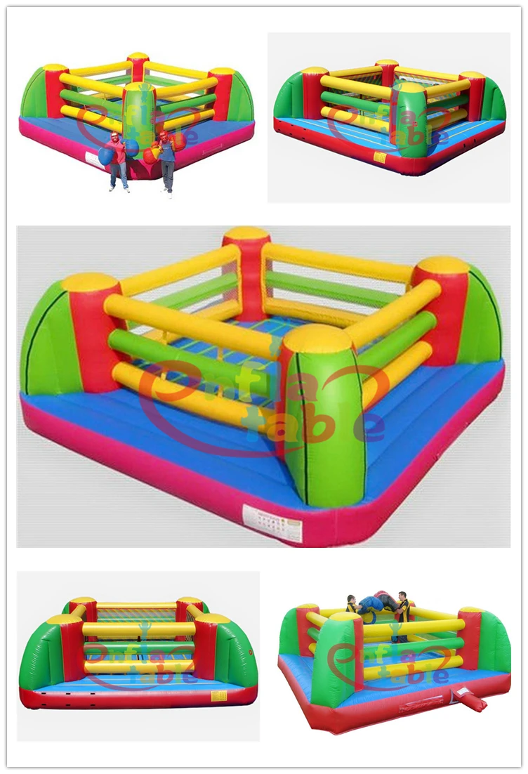 Inflatable Bouncer Ing Wrestling Ring / Kids Inflatable Boxing Bouncer